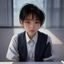 学术党小赵头像，戴眼镜的青年学者，正在研究华语电影史的大学生